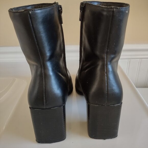 Black High Chunky Boots - Picture 3 of 5